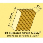 SOLID Подложка листовая желтая 2 мм